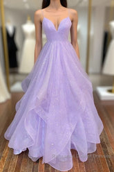 Wholesale Ball Gown A-Line Semi Formal Prom Dresses Sparkle & Shine Dress Formal Wedding Party Floor Length Sleeveless Sweetheart Tulle Backless With Pleats Ruffles